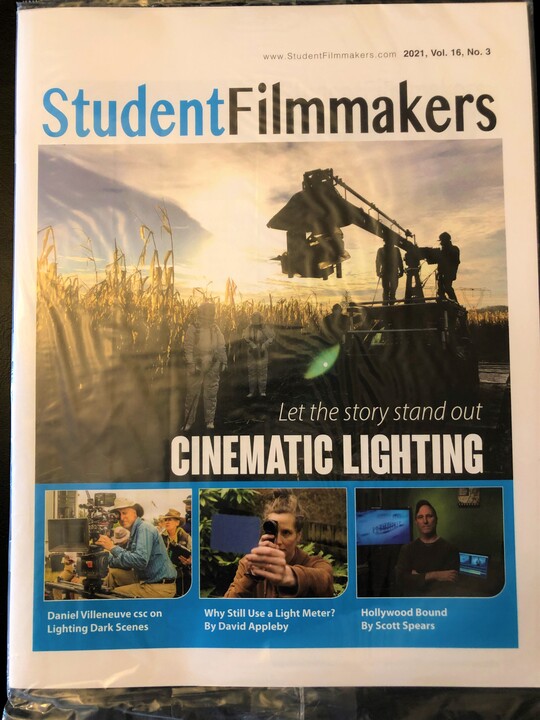 Lock down polybag Student Filmmakers Magazine Issue